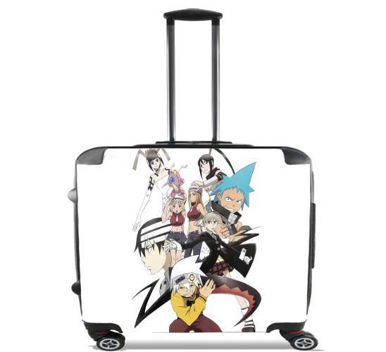  Soul Eater Manga para Ruedas cabina bolsa de equipaje maleta trolley 17" laptop