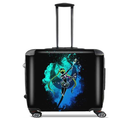 Soul of the Moon para Ruedas cabina bolsa de equipaje maleta trolley 17" laptop