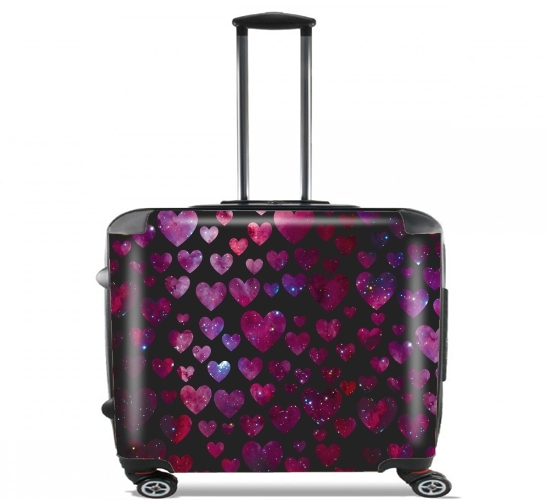  Space Hearts para Ruedas cabina bolsa de equipaje maleta trolley 17" laptop