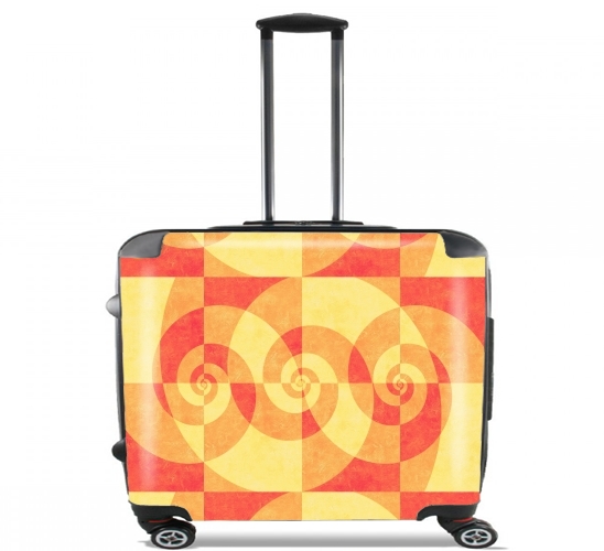  SPIRAL ORANGE para Ruedas cabina bolsa de equipaje maleta trolley 17" laptop