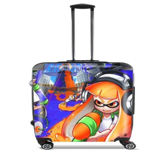  Splatoon para Ruedas cabina bolsa de equipaje maleta trolley 17" laptop