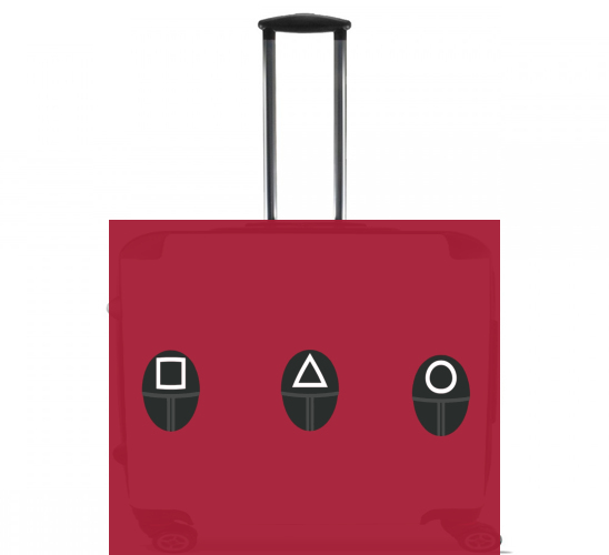  Squid Game Soldier para Ruedas cabina bolsa de equipaje maleta trolley 17" laptop