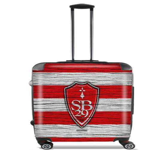  Stade Brestois para Ruedas cabina bolsa de equipaje maleta trolley 17" laptop