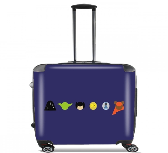  Star Battle para Ruedas cabina bolsa de equipaje maleta trolley 17" laptop