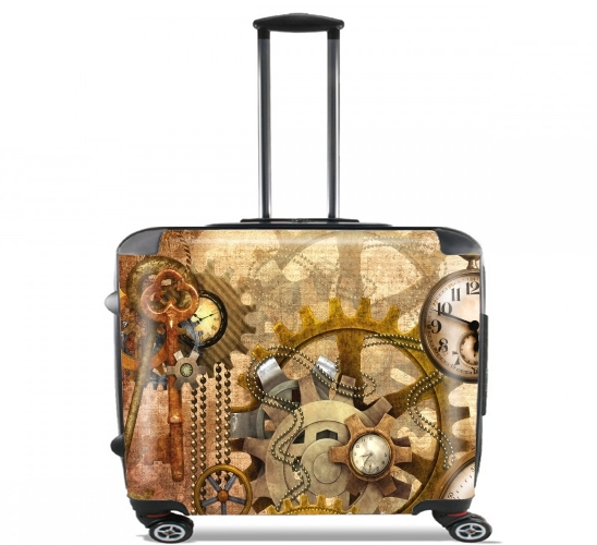  steampunk para Ruedas cabina bolsa de equipaje maleta trolley 17" laptop