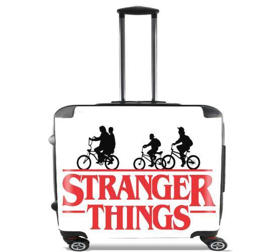  Stranger Things by bike para Ruedas cabina bolsa de equipaje maleta trolley 17" laptop