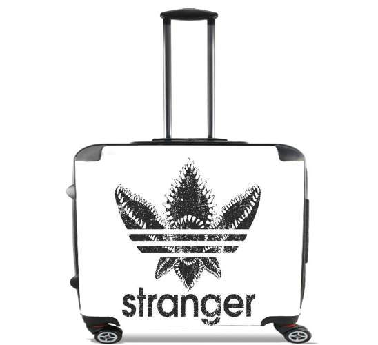  Stranger Things Demogorgon Monster JOKE Adidas Parodie Logo Serie TV para Ruedas cabina bolsa de equipaje maleta trolley 17" laptop