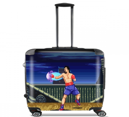  Street Pacman Fighter Pacquiao para Ruedas cabina bolsa de equipaje maleta trolley 17" laptop