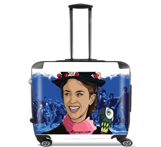  Supercalifragilisticexpialidocious para Ruedas cabina bolsa de equipaje maleta trolley 17" laptop