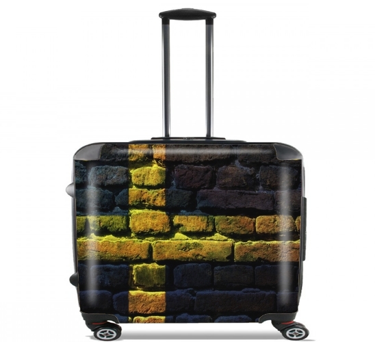  Sweden Brickwall para Ruedas cabina bolsa de equipaje maleta trolley 17" laptop