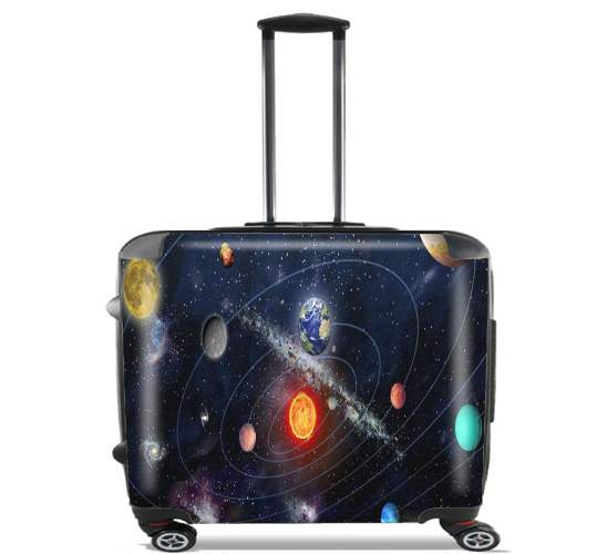  Systeme solaire Galaxy para Ruedas cabina bolsa de equipaje maleta trolley 17" laptop