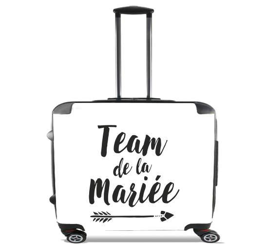  Team de la mariee para Ruedas cabina bolsa de equipaje maleta trolley 17" laptop