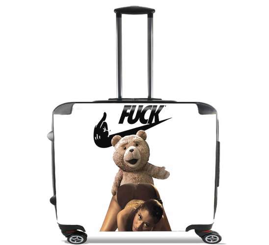  Ted Feat Minaj para Ruedas cabina bolsa de equipaje maleta trolley 17" laptop