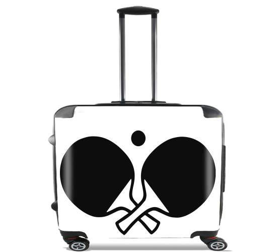  Tenis de Mesa - Ping Pong para Ruedas cabina bolsa de equipaje maleta trolley 17" laptop