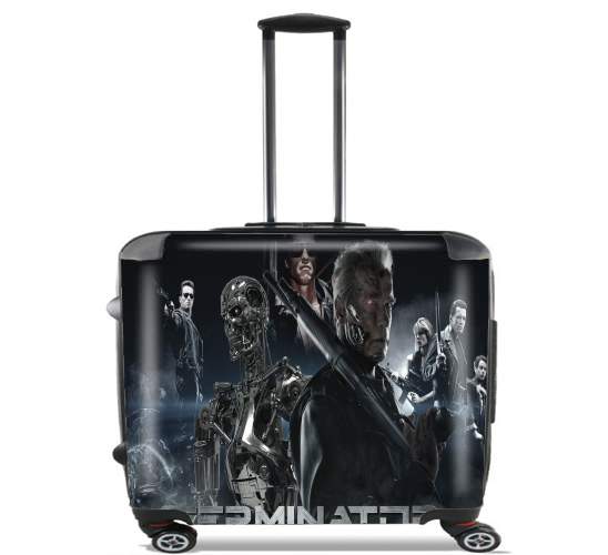  Terminator Art para Ruedas cabina bolsa de equipaje maleta trolley 17" laptop