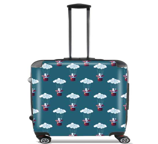  The Cat Traveling in Dreams para Ruedas cabina bolsa de equipaje maleta trolley 17" laptop