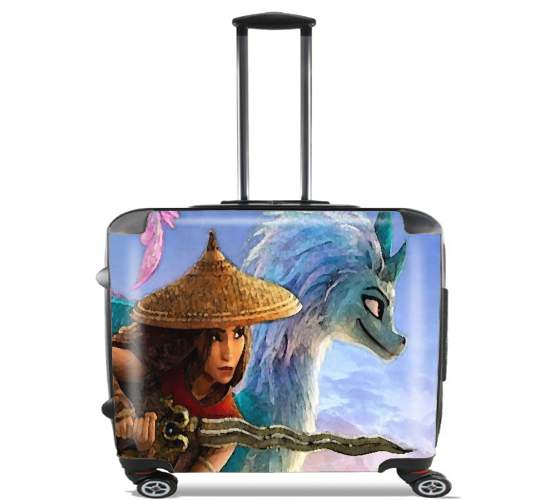  The last dragon para Ruedas cabina bolsa de equipaje maleta trolley 17" laptop