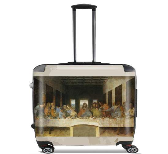  The Last Supper Da Vinci para Ruedas cabina bolsa de equipaje maleta trolley 17" laptop