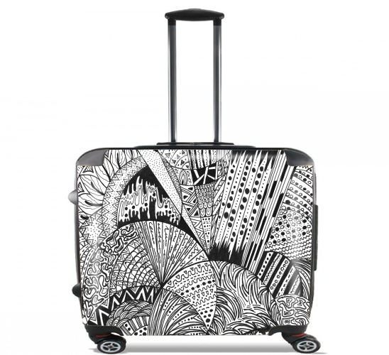  The Piece para Ruedas cabina bolsa de equipaje maleta trolley 17" laptop