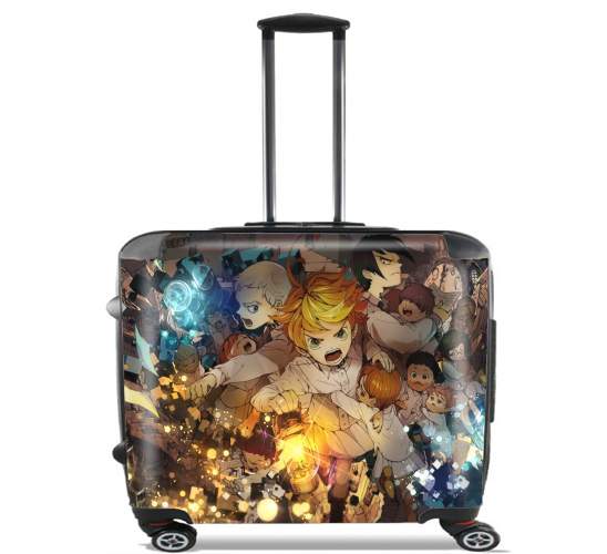  The promised Neverland para Ruedas cabina bolsa de equipaje maleta trolley 17" laptop