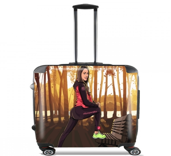  The Weather Girl para Ruedas cabina bolsa de equipaje maleta trolley 17" laptop
