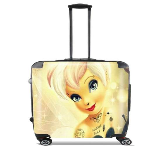  Tinker Bell para Ruedas cabina bolsa de equipaje maleta trolley 17" laptop