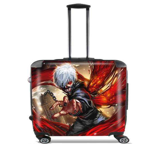  Tokyo Ghoul para Ruedas cabina bolsa de equipaje maleta trolley 17" laptop
