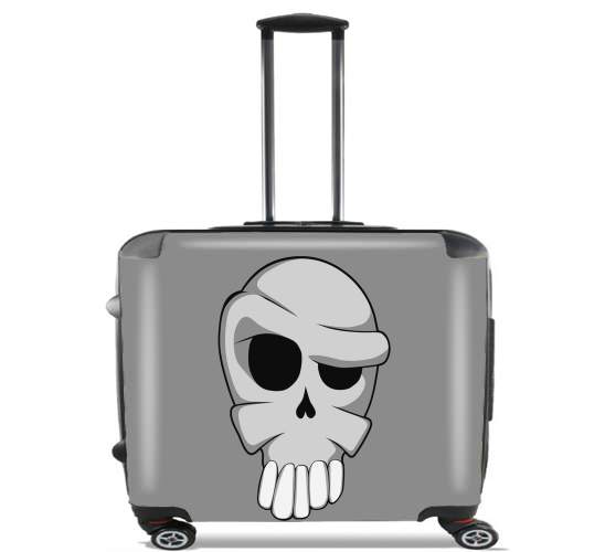  Toon Skull para Ruedas cabina bolsa de equipaje maleta trolley 17" laptop