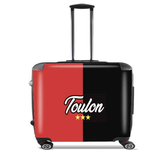  Toulon para Ruedas cabina bolsa de equipaje maleta trolley 17" laptop
