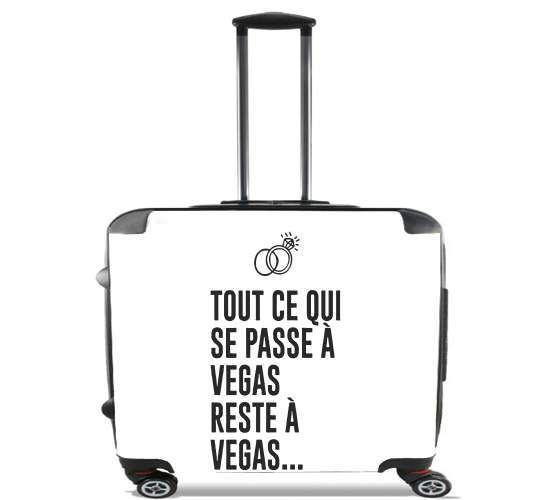  Tout ce qui passe a Vegas reste a Vegas para Ruedas cabina bolsa de equipaje maleta trolley 17" laptop