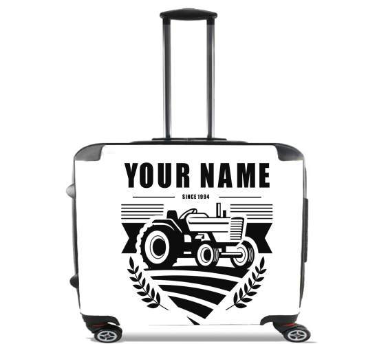  Tractor Farm Logo Custom para Ruedas cabina bolsa de equipaje maleta trolley 17" laptop