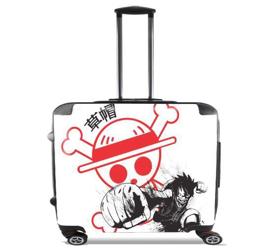  Traditional Pirate para Ruedas cabina bolsa de equipaje maleta trolley 17" laptop