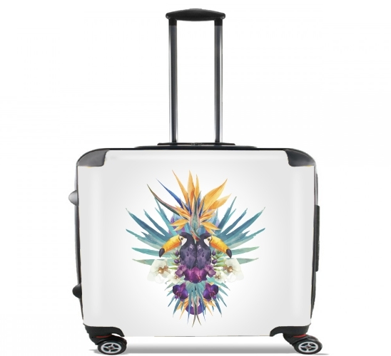  Tropical Tucan para Ruedas cabina bolsa de equipaje maleta trolley 17" laptop