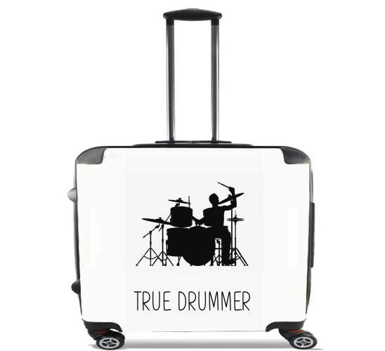  True Drummer para Ruedas cabina bolsa de equipaje maleta trolley 17" laptop