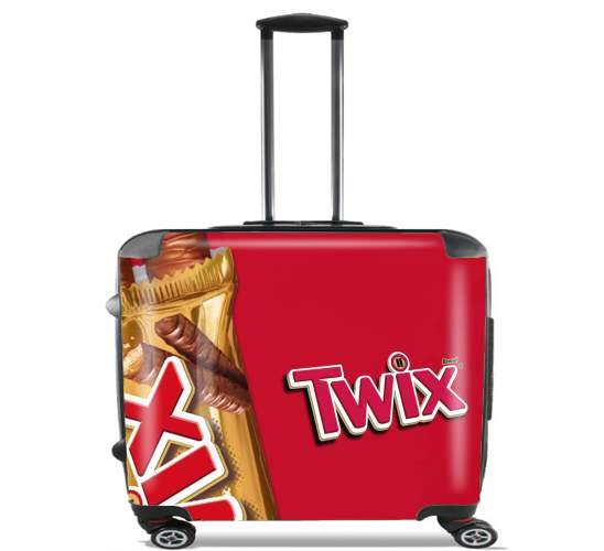  Twix Chocolate para Ruedas cabina bolsa de equipaje maleta trolley 17" laptop
