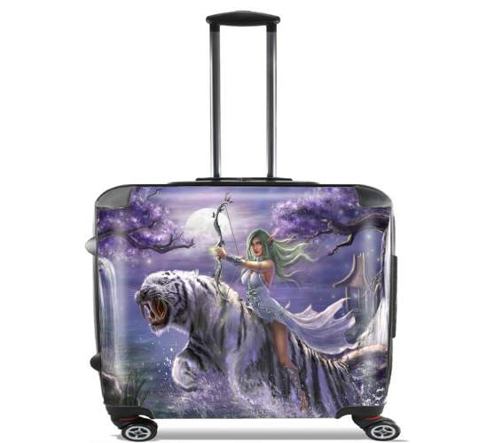  Tyrande Whisperwind World Of Warcraft Art para Ruedas cabina bolsa de equipaje maleta trolley 17" laptop