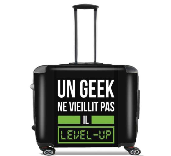  Un Geek ne vieillit pas il level up para Ruedas cabina bolsa de equipaje maleta trolley 17" laptop