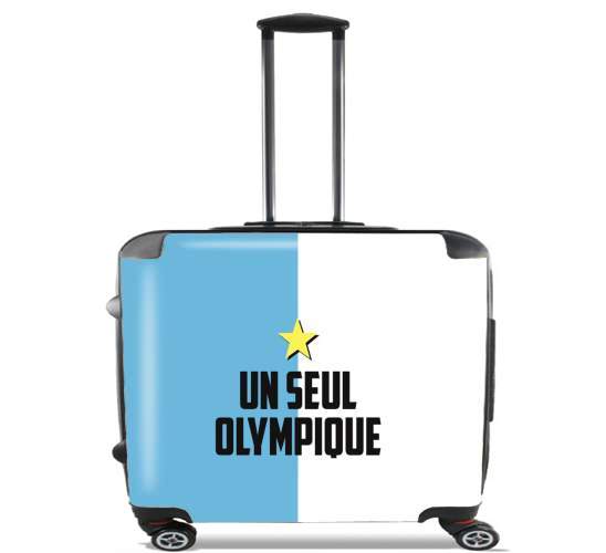  Un seul olympique para Ruedas cabina bolsa de equipaje maleta trolley 17" laptop