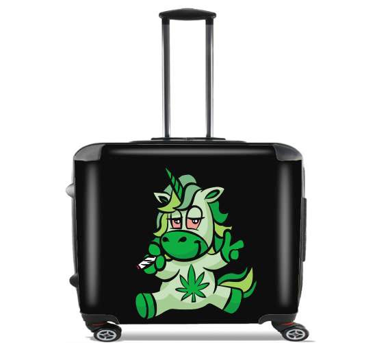  Unicorn weed para Ruedas cabina bolsa de equipaje maleta trolley 17" laptop