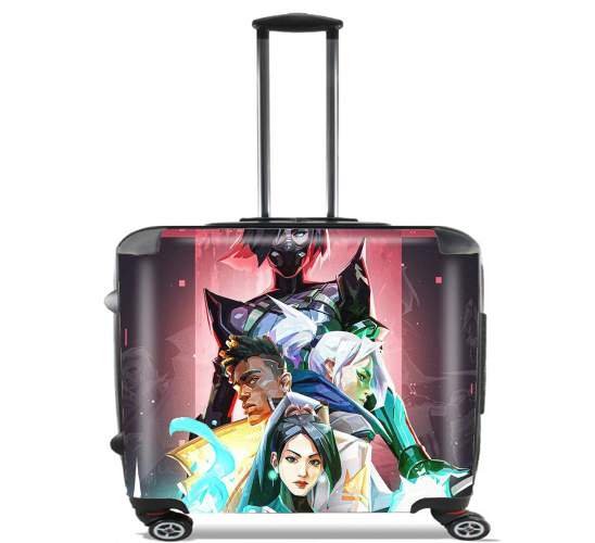  Valorant ART para Ruedas cabina bolsa de equipaje maleta trolley 17" laptop