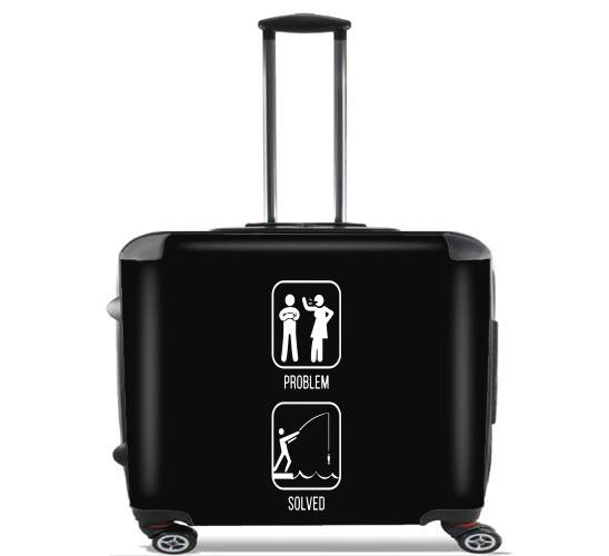  Vie de pecheur para Ruedas cabina bolsa de equipaje maleta trolley 17" laptop