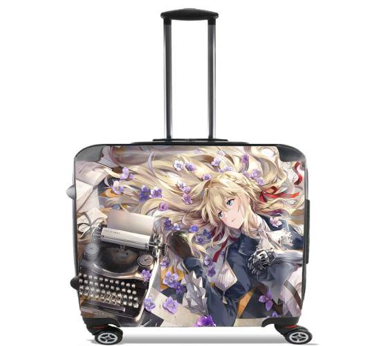  Violet Evergarden para Ruedas cabina bolsa de equipaje maleta trolley 17" laptop