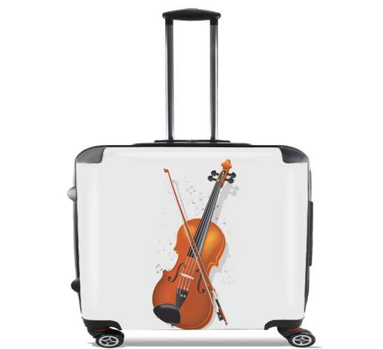  Violin Virtuose para Ruedas cabina bolsa de equipaje maleta trolley 17" laptop