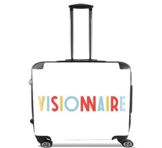  Visionnaire para Ruedas cabina bolsa de equipaje maleta trolley 17" laptop
