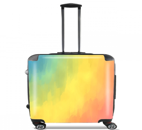  Watercolors Fun para Ruedas cabina bolsa de equipaje maleta trolley 17" laptop