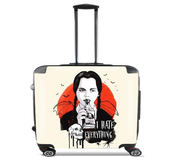  Wednesday Addams have everything para Ruedas cabina bolsa de equipaje maleta trolley 17" laptop