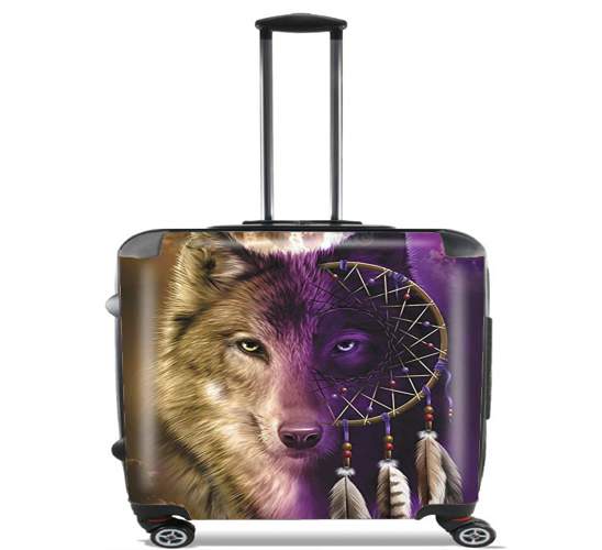  Wolf Dreamcatcher para Ruedas cabina bolsa de equipaje maleta trolley 17" laptop