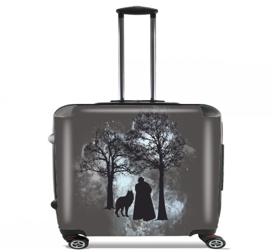  Wolf Snow para Ruedas cabina bolsa de equipaje maleta trolley 17" laptop