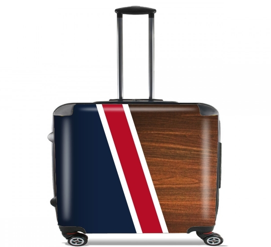  Wooden New England para Ruedas cabina bolsa de equipaje maleta trolley 17" laptop