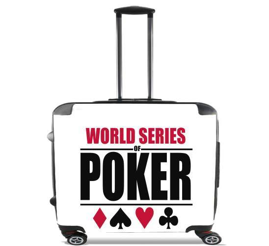  World Series Of Poker para Ruedas cabina bolsa de equipaje maleta trolley 17" laptop